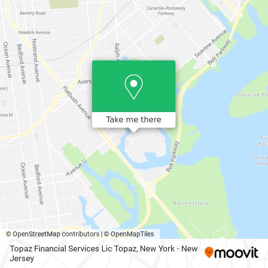 Topaz Financial Services Lic Topaz map