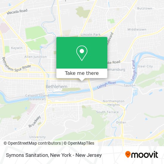 Mapa de Symons Sanitation