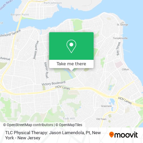 Mapa de TLC Physical Therapy: Jason Lamendola, Pt