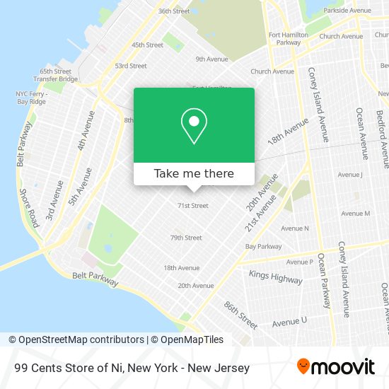 Mapa de 99 Cents Store of Ni