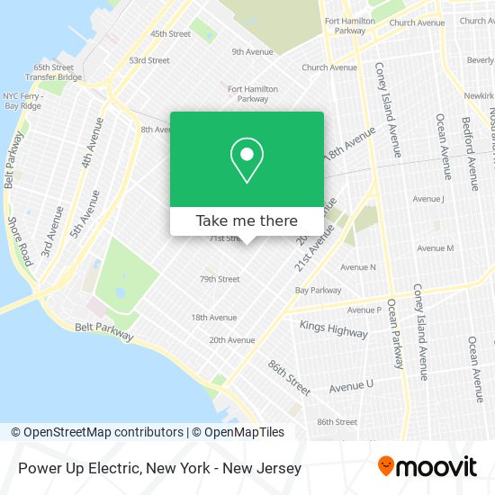 Power Up Electric map