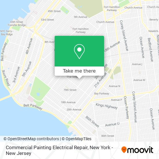 Commercial Painting Electrical Repair map