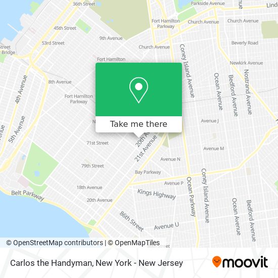 Carlos the Handyman map