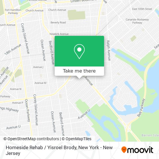 Mapa de Homeside Rehab / Yisroel Brody