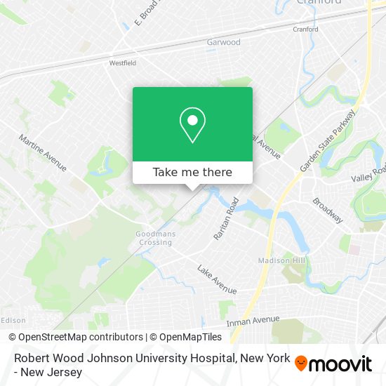 Mapa de Robert Wood Johnson University Hospital