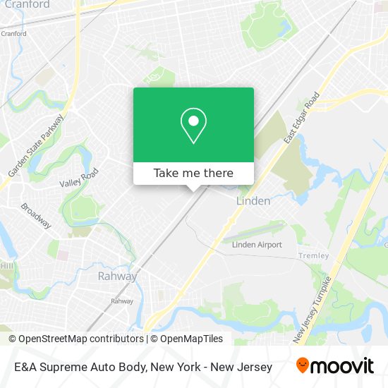 E&A Supreme Auto Body map