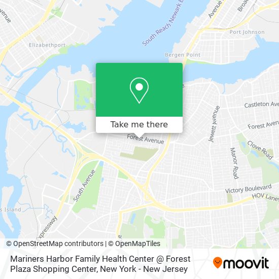 Mariners Harbor Family Health Center @ Forest Plaza Shopping Center map