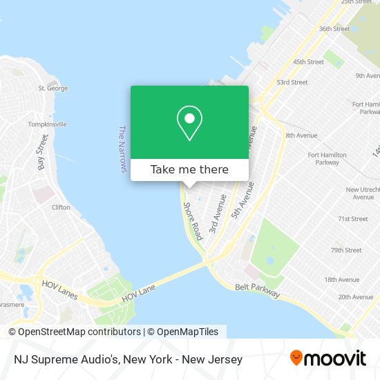 Mapa de NJ Supreme Audio's