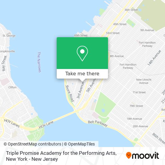 Mapa de Triple Promise Academy for the Performing Arts