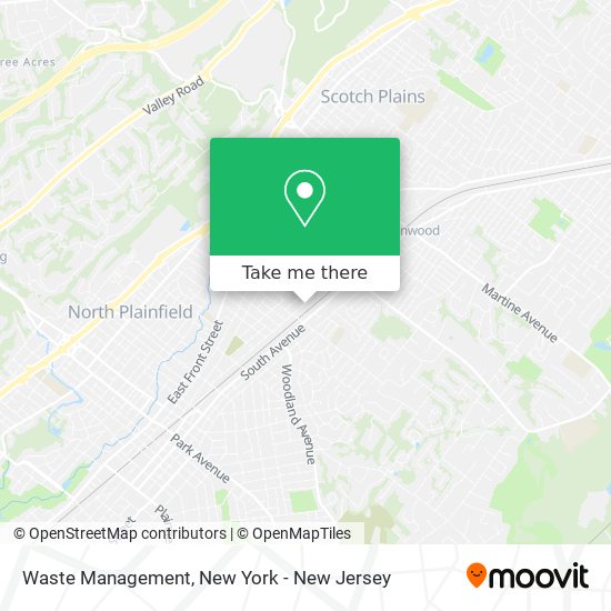 Waste Management map