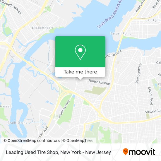 Leading Used Tire Shop map