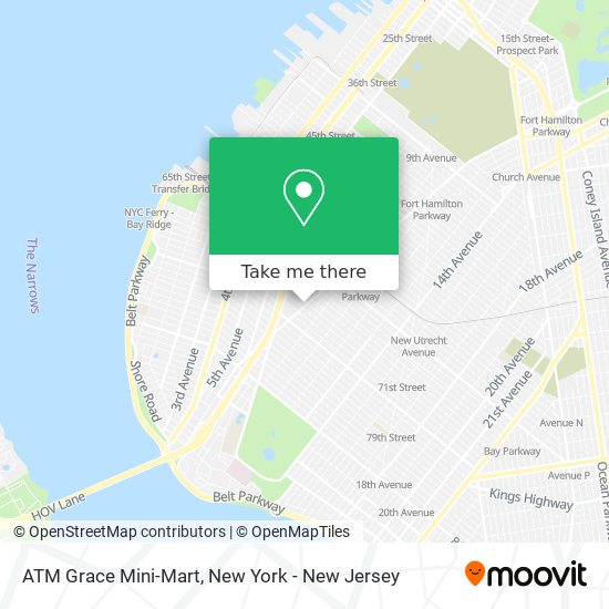 Mapa de ATM Grace Mini-Mart