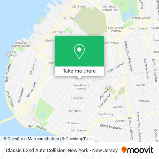 Classic 62nd Auto Collision map
