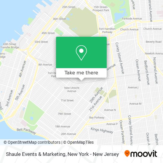 Shaule Events & Marketing map