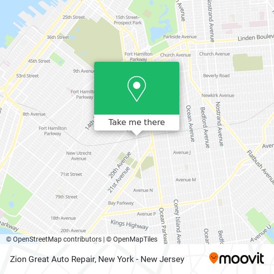 Mapa de Zion Great Auto Repair