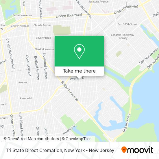 Mapa de Tri State Direct Cremation