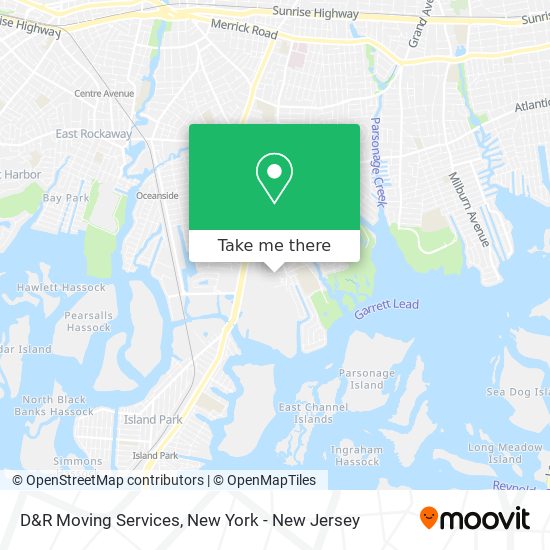 D&R Moving Services map