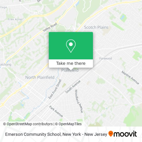 Mapa de Emerson Community School