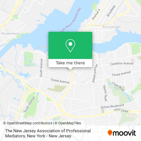 Mapa de The New Jersey Association of Professional Mediators