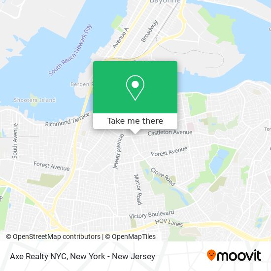 Mapa de Axe Realty NYC