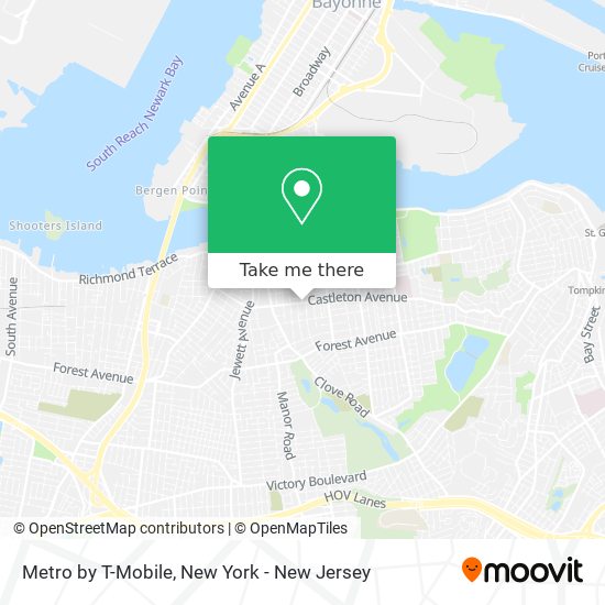 Metro by T-Mobile map