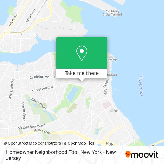 Mapa de Homeowner Neighborhood Tool