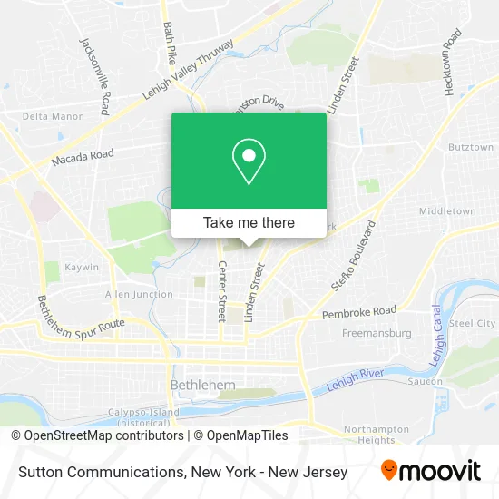 Sutton Communications map