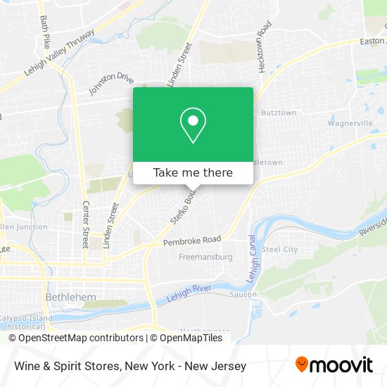 Wine & Spirit Stores map