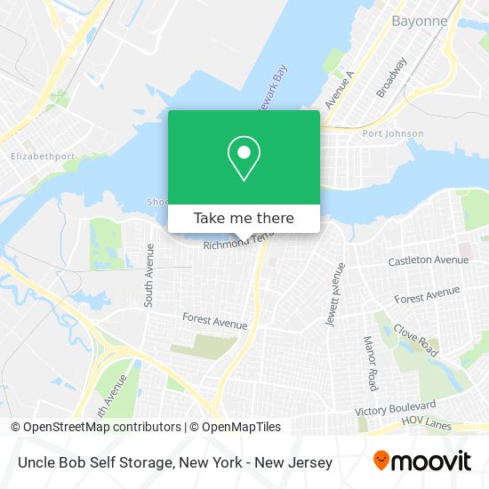 Uncle Bob Self Storage map