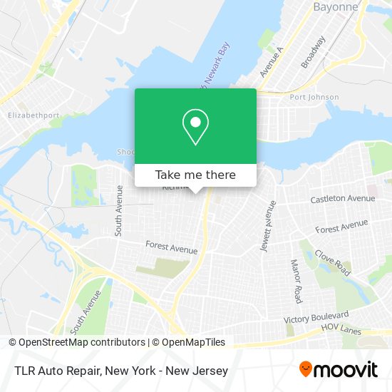 TLR Auto Repair map