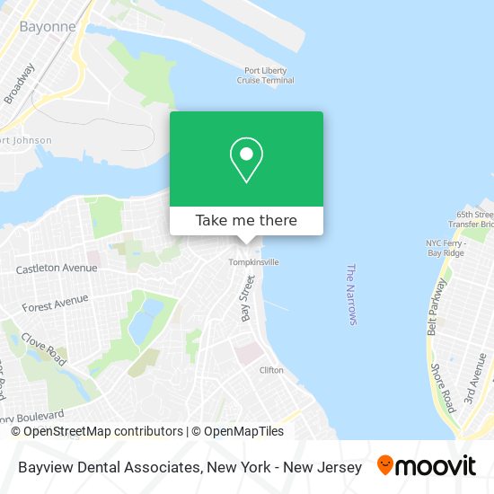 Bayview Dental Associates map