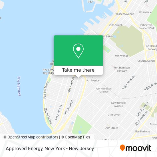 Mapa de Approved Energy
