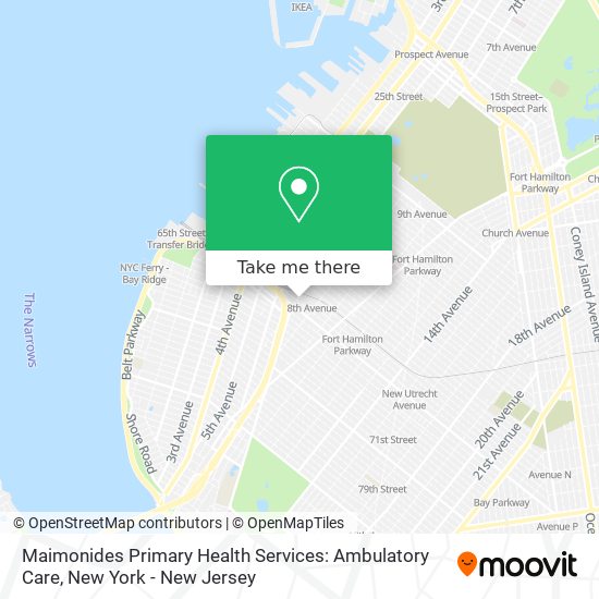 Mapa de Maimonides Primary Health Services: Ambulatory Care