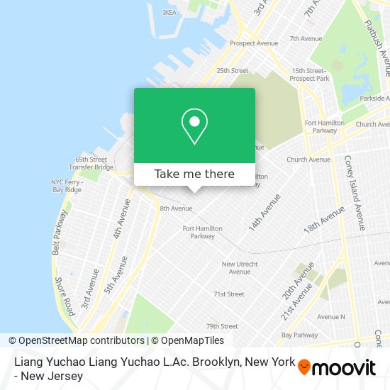 Mapa de Liang Yuchao Liang Yuchao L.Ac. Brooklyn