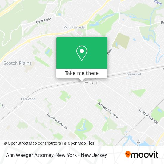 Mapa de Ann Waeger Attorney