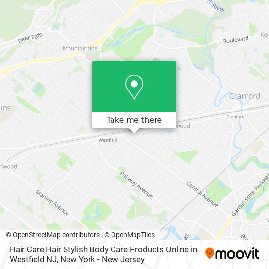 Mapa de Hair Care Hair Stylish Body Care Products Online in Westfield NJ