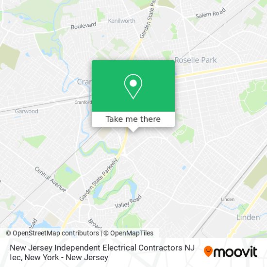 Mapa de New Jersey Independent Electrical Contractors NJ Iec