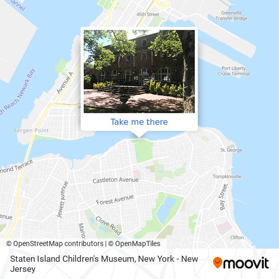 Mapa de Staten Island Children's Museum