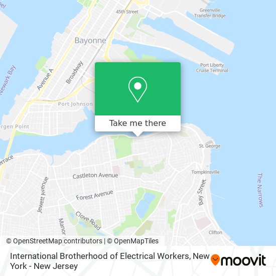 International Brotherhood of Electrical Workers map