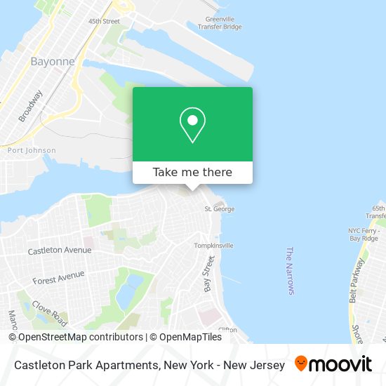 Mapa de Castleton Park Apartments