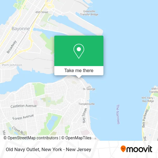 Mapa de Old Navy Outlet