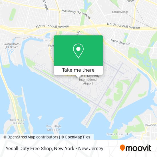 Mapa de Yesall Duty Free Shop