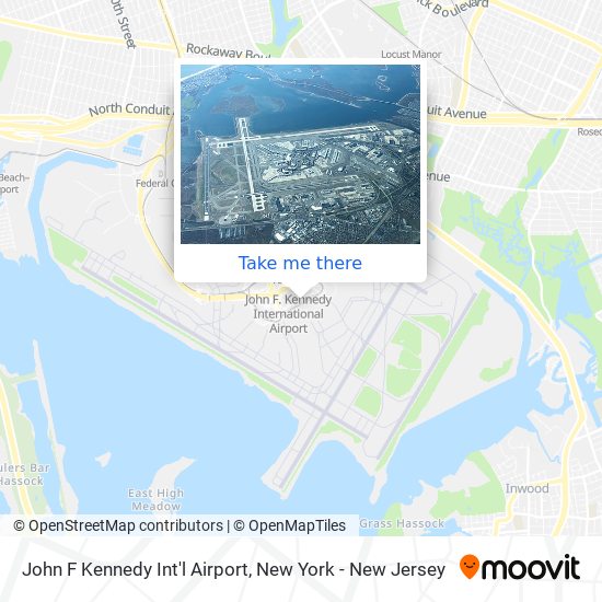 John F Kennedy Int'l Airport map