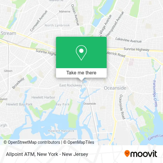 Allpoint ATM map