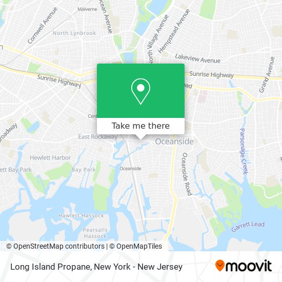 Long Island Propane map