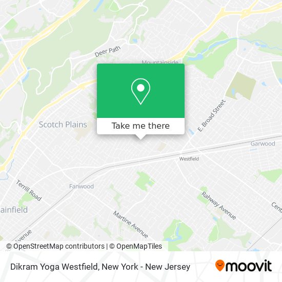 Dikram Yoga Westfield map