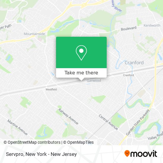 Servpro map