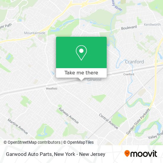 Mapa de Garwood Auto Parts