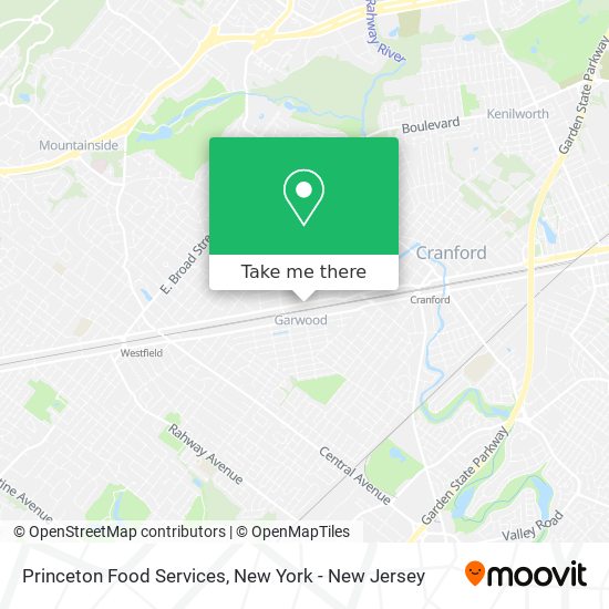 Princeton Food Services map