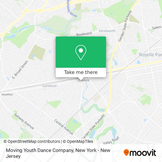 Mapa de Moving Youth Dance Company